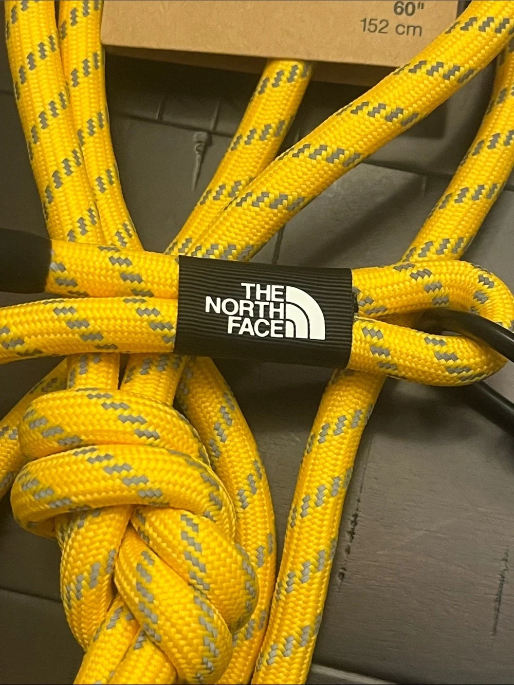 The North Face Dog Pet Leash 60” + Collapsible Travel Bowl Summit Gold new